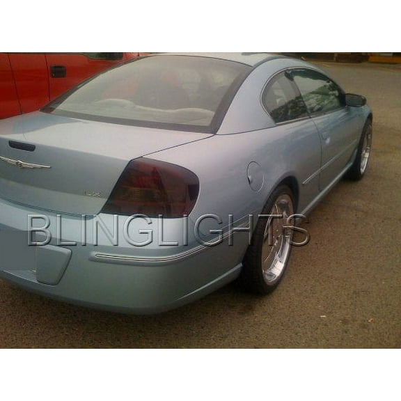 For 2001 2002 2003 2004 2005 2006 Chrysler Sebring Tinted Smoked Taillamps Taillights Film Overlays