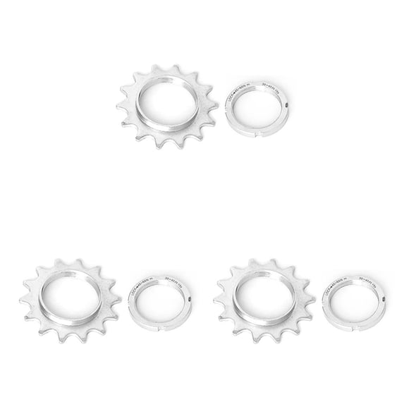 Advancent Rueda de bicicleta de piñón fijo Cogs Anillos de bloqueo de rueda dentada Accesorio de volante 14T Type1 NO1