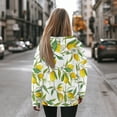 thumbnail image 3 of SCRAWLGOD Lemon Hoddie for Women Oversized Pullover Sweatshirt for Women Graphic with Long Sleeves Ladies Hooded Sweaters Size S Soft Active Wear Hoodies for Women Sports, 3 of 7