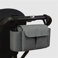 thumbnail image 2 of Trolley Hanging Storage Bag Baby Stroller Organizer Storage Bags Diaper Bottle Cup Holder Multifunction Multiple Pockets Bags (Deep blue), 2 of 7