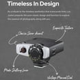 thumbnail image 2 of Godox Lux Junior Retro Camera Flash for Canon Nikon Fujifilm Olympus Camera Flash Speedlight Speedlite,GN12 6000K±200K CCT,Auto & Manual Flash 1/1-1/64 Flash Power,for Digital Camera Film Camera, 2 of 8