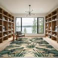 thumbnail image 2 of ODIKA 3'x5' Machine Washable Non-Slip Area Rug, Graphic Green High Traffic Rug, Green, 1163434, 2 of 7