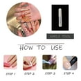 thumbnail image 6 of Press on Nails - Long Stiletto Glue on Nails with Goth Red Black, Acrylic Gothic Vampire Design 24 pcs, 6 of 8