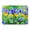 Illinois Violet 1647, variant on Illinois Violet in Watercolor Memory Foam Kitchen Mat 27 in x 19 in