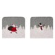 thumbnail image 5 of Fundas de respaldo DIY Prop Suministros flexibles para el hogar Adorno exquisito Atractivo a prueba de polvo Lavable Extraíble Decoración de Kits de decoración para fiestas patrón de muñeco de nieve Moyic HA070547-02, 5 of 6