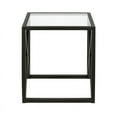 thumbnail image 3 of Evelyn&Zoe Calix 20" Wide Square Side Table, Blackened Bronze, 3 of 8