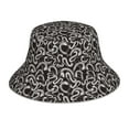 thumbnail image 3 of Daiia Hand Drawn Snake Pattern Bucket Hat - Trendy Cotton Sun Hat for Beach, Golf, Fishing - Fun Outdoor Vacation Boonie for Men and Women, 3 of 9