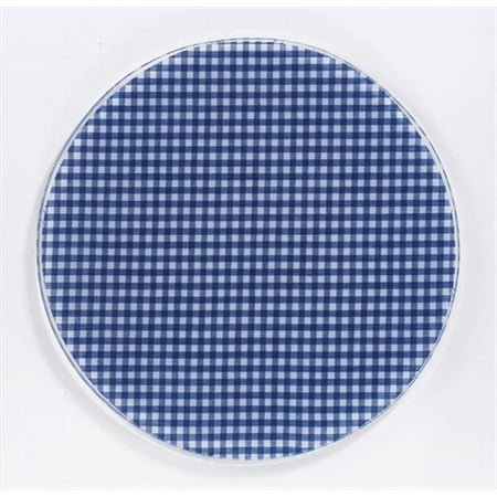 

6.5 in. Round Silicone Mat Jar Opener - Blue Gingham - Pack of 3