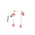 thumbnail image 3 of Qarigey 1 par de aretes con patrón largo, joyería práctica para niñas, aretes para orejas PinkA Ropa, zapatos y accesorios Miscelánea RosaD Qarigey AP009007-13B, 3 of 6