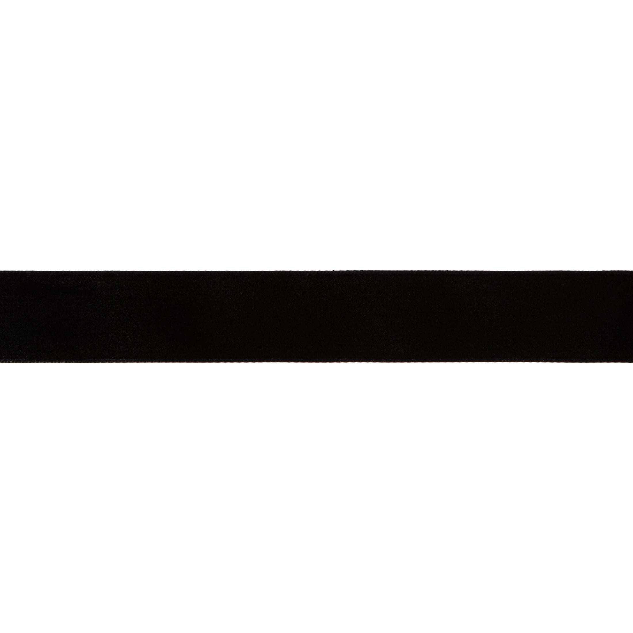 Offray classiq black velvet 0.875in x 12ft for crafts and gifting