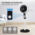 thumbnail image 4 of Magma Life Ventilador de Pedestal 45W, 3 Velocidades, Altura Ajustable, Circulación de Aire Potente, Oscilación 50° y Cabezal Inclinable 90°, Enfriamiento Eficiente, Ideal para Hogar y Oficina, 4 of 8