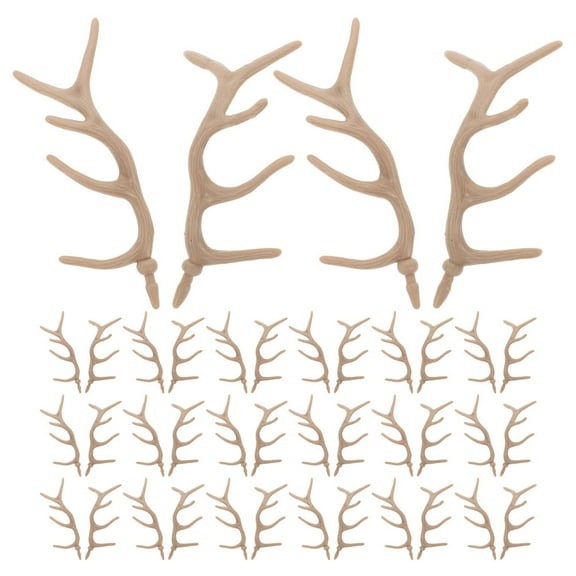 UPOUART 24 Pairs Plastic Snowman Hand Khaki Hand Twig Shape for Christmas Decorations and DIY Crafting