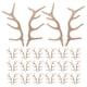 thumbnail image 1 of 24 pares de ramas de árboles artificiales, astas de ciervo, decoraciones navideñas, astas de ciervo de plástico, ramitas de mano de muñeco de nieve navideño para proyectos de manualidades DIY, 1 of 7