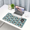thumbnail image 5 of Bingfone PUG HEAD And Flower Large Gaming Mouse Pad,Extended Desk Mousepad with Stitched Edges,Non-Slip Base,Water Resist Keyboard Pad for Gamer, Office & Home, 29.5 x 16 in, 5 of 6