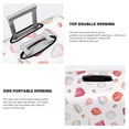 thumbnail image 5 of Easygdp Red coral and scallop seashell Print Elastic and Washable Suitcase Protective Cover with Hidden Zipper Fits 18-32 inch Luggage -Large, 5 of 9