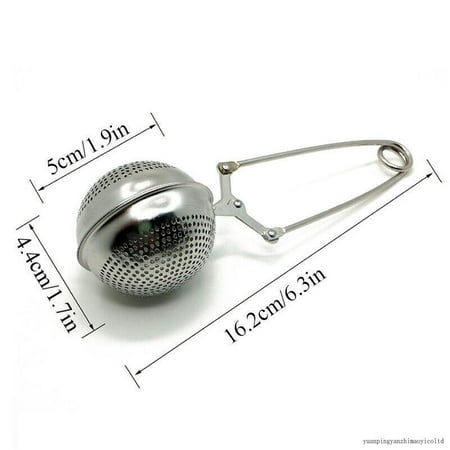 

Metal Tea Infuser Stainless Steel Loose Leaf Strainer Filter Herbal Spice UK