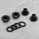 thumbnail image 3 of Puntal de vidrio trasero, kit de hardware de puntal de vidrio trasero de aluminio Accesorio completo para Honda Civic 92-95 Khall Tendencias, 3 of 6