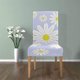 thumbnail image 4 of ABPHQTO Funda protectora blanca para silla elástica de primavera o verano, funda protectora para asiento para comedor, Hotel, boda, fiesta, juego de 1, 4 of 4