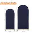 thumbnail image 6 of SUKAIKEQA Wedding Arch Cover 7.2FT Arch Backdrop Cover Spandex Fitted Arch Cover for Round Top Chiara Backdrop Stand Covers for Wedding Birthday Party Baby Shower Banquet Ceremony Decoration,Navy, 6 of 6