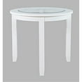 thumbnail image 3 of Jofran Urban Icon Contemporary 42" Round Counter Height Glass Inlay Dining Table, 3 of 6