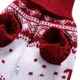 thumbnail image 4 of Ropa para cachorros de perros pequeños Suéteres de nieve para perros Suéteres de muñeco de nieve Suéteres navideños para perros Suéteres navideños de Año Nuevo Ropa para mascotas para perros y gatos, 4 of 7