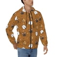 thumbnail image 4 of Zip Up Hoodies for Men - Cute Dog funny Puppy Long Sleeve Comfrt Men'S Fashion Hoodies & Sweatshirts, Jackets for Men Hoodies Pullover Clothing Clothes with Pouch, 4 of 5