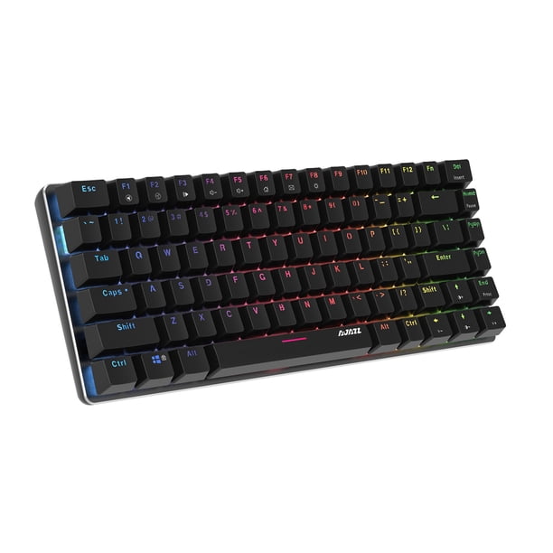 Sidaley Teclado de trabajo mecánico de plástico para computadora AK33 diseñado para Windows 7/8/10 Office 82 Keys Keypad Laptop Supplies Juegos de teclado y mouse para computadora No.14