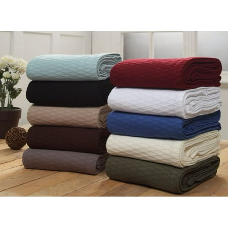Impressions Swanton Diamond Cotton Blanket