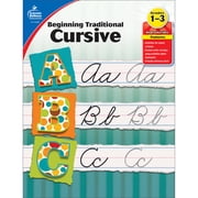 Carson Dellosa Beginning Traditional Cursive Workbook (32 pages) Grade 1-3