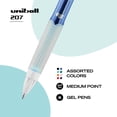 thumbnail image 3 of Bolígrafos de tinta de gel Uniball Signo 207, 0,7 mm, tamaño mediano, paquete de 8 unidades, varios, 3 of 6