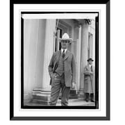 Historic Framed Print, Tex Austin & Edw. T. Clark, 4/3/24 - 2, 17-7/8" x 21-7/8"