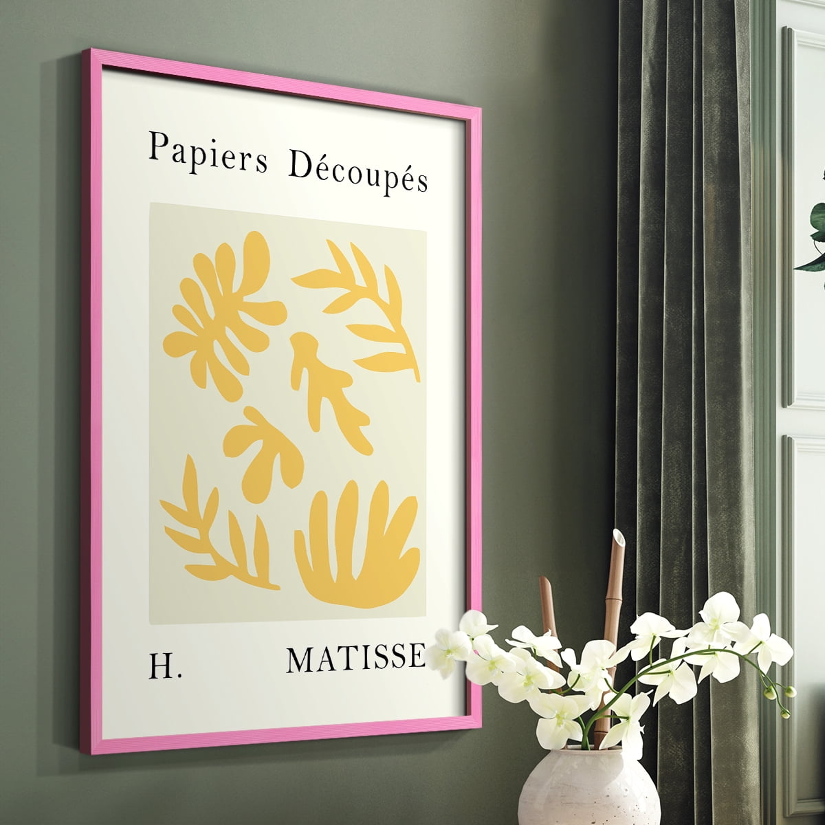 Matisse CCLXXVII in Solid Wood 11 x 14 Framed Print