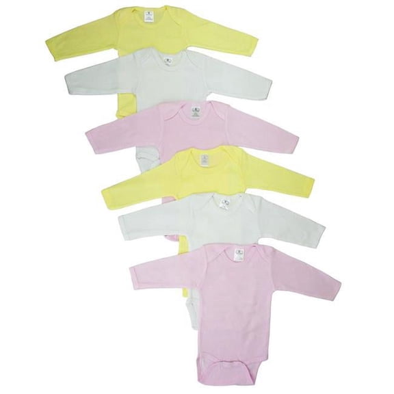 CS-101L-101L Boys Pastel Long Sleeve, Assorted - Large