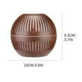 thumbnail image 2 of Pompotops Humidifiers for Bedroom Circular Retro Style Hollowed Out Wood Grain Aromatherapy Machine Humidifier Essential Oil Purification And Disinfection, C, 2 of 5