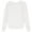 White, variant on Ulitacool Fall Tops For Girls Long Sleeve Blouse Milk Silk Crewneck Shirts Solid Color Tee Trend Durable Basic Wear Black 5-6 Years