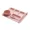 pink, variant on 1Set Student Meal Plate Fast Food Bowls Anti-fall Household Meal Plate Separation Plate Bowl Cup Set Dinner Set Service Assiette