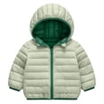 thumbnail image 4 of Xdegoge Toddler Girls Lightweight Puffer Jacket Hooded Zip Up Winter Coat Packable Warm Quilted Outerwear Wind Resistant Fall Winter Basic Padded Coats, 4 of 8