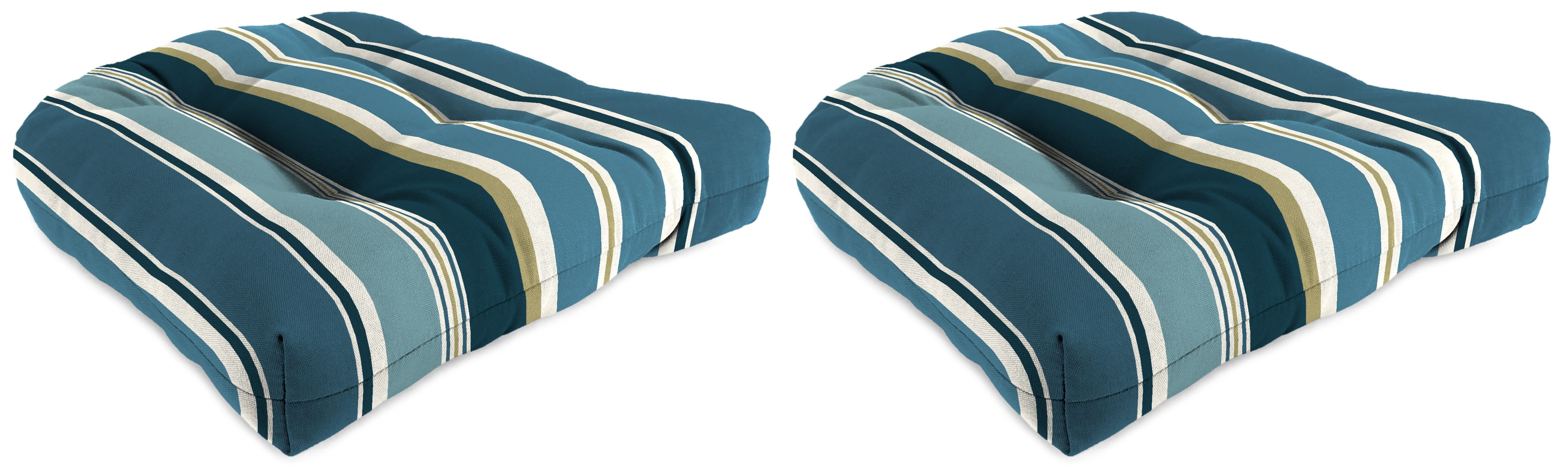 Jordan Manufacturing Set of Two 18" x 18" x 4" Outdoor Wicker Chair