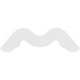 thumbnail image 4 of Ekena Millwork 72"W x 42"H x 1"P (14/12) Pitch Midway Architectural Grade PVC Gable Pediment, 4 of 5