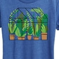 thumbnail image 3 of Instant Message - Greenhouse With Plants - Women's Short Sleeve Graphic T-Shirt, 3 of 6