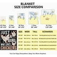 thumbnail image 4 of Yibo Chickens Blanket Just A Girl Who Loves Chickens Blanket Ultra Soft Farm Lover Blanket for Couch Bed Sofa Gift for Chickens Lovers for All Seasons Chickens Decor for Girls, 4 of 7