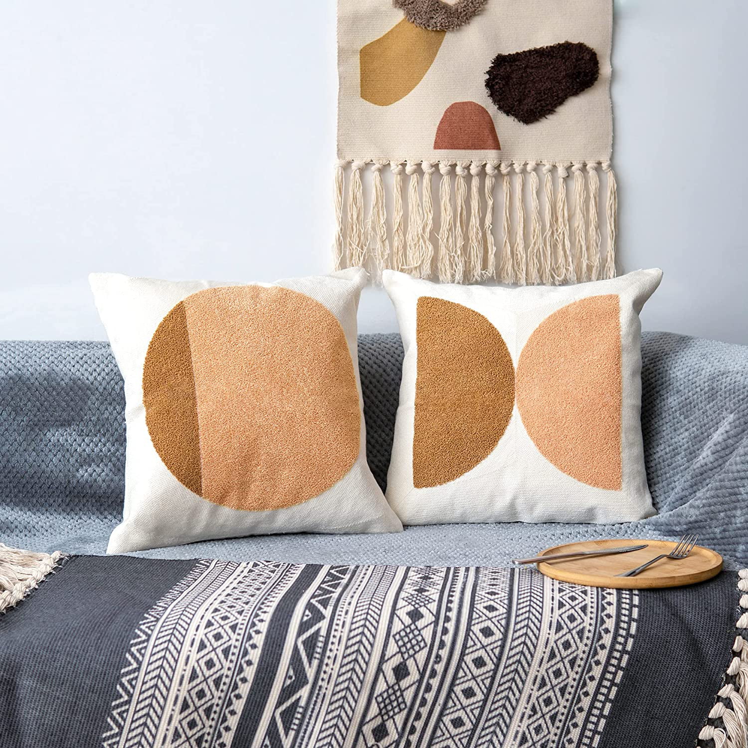 2pcs deer bird house animal cushion cover wholesale decorative pillow 