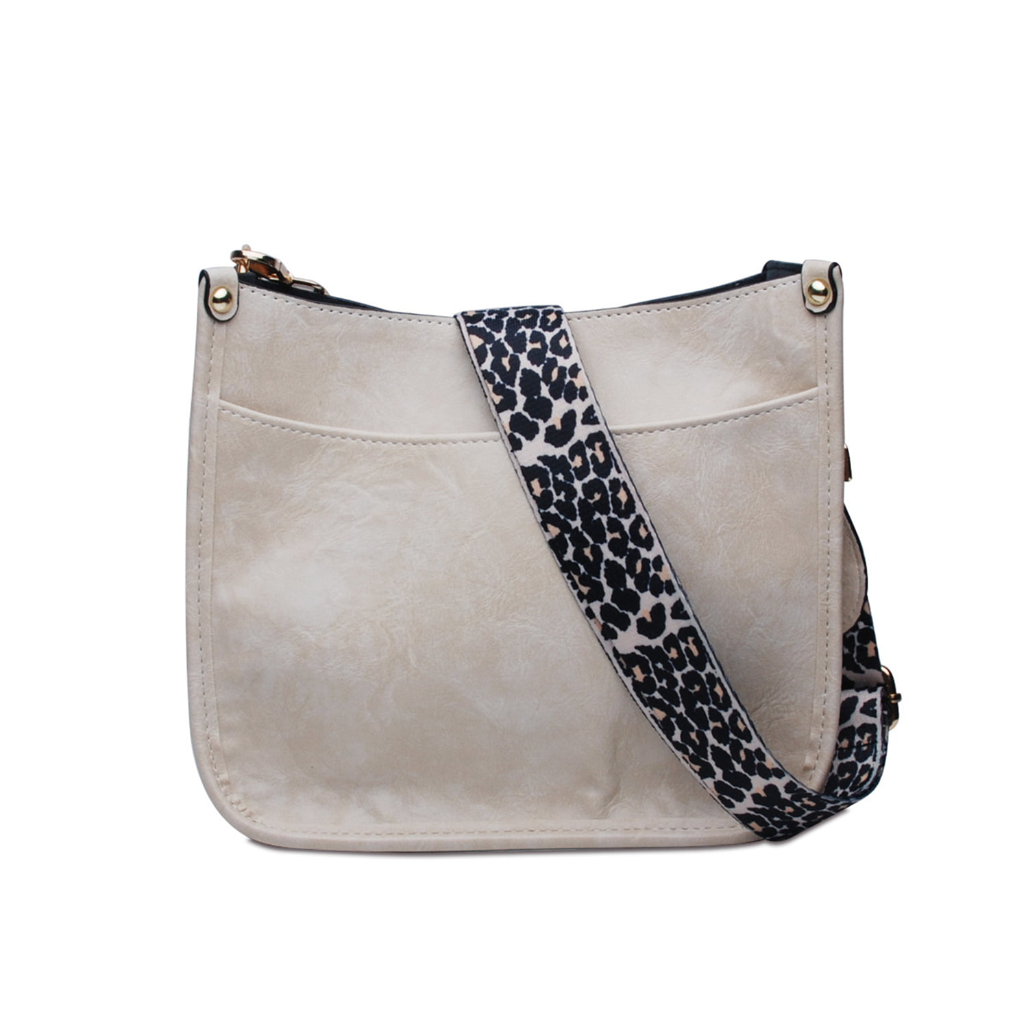 Sharif Handbags Hand-Painted Leather Crossbody Bag w/ Removable