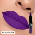 thumbnail image 2 of Ebo Matte Lip Dual Lipstick & Matte Finish Lipgloss Long Lasting MDL24 Dark Plum, 2 of 5