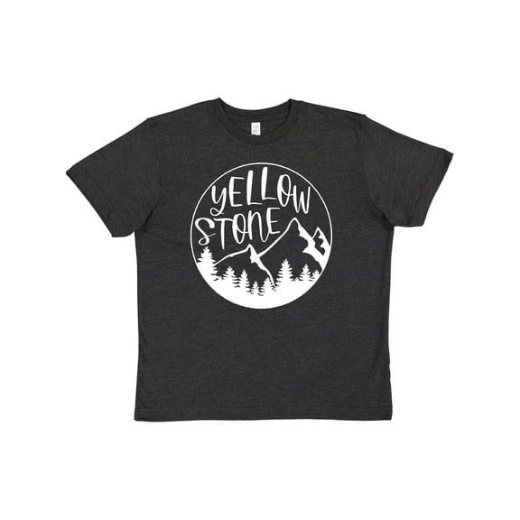 Inktastic Yellowstone National Park- Mountains Youth T-Shirt