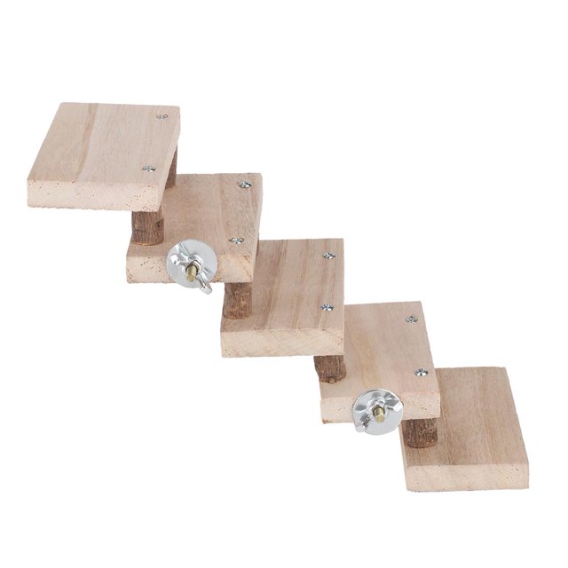 Parrot Toy,5 Layers Natural Wood Pet Toy Hamster Toy User-Friendly Design