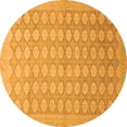 thumbnail image 1 of Ahgly Company Indoor Round Oriental Orange Traditional Area Rugs, 7' Round, 1 of 4
