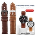 thumbnail image 2 of Correa de reloj Tissot 1853 Speed Dare Series Black Warrior T125617a Correa de piel de becerro Fossil de 22 mm con liberación rápida, 2 of 5