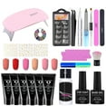 thumbnail image 3 of Nail Extension Gel Set Nails Gel Kit Fast Complete Nail Art Set, 3 of 9