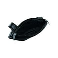 thumbnail image 2 of Derringer Women's Rose Sugar Skull Cowhide Leather Clip-On Hip Bag - Black, 2 of 2